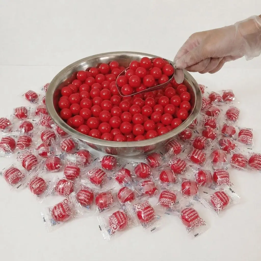Cinnamon Jawbreakers Fireball Candy - Individual Wrapped | Sizzling Cinnamon Candy - Bulk candy