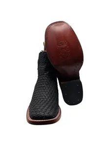 Botin Petatillo Negro 100% piel