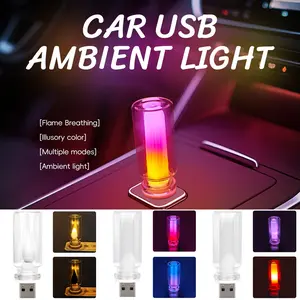 Wishing Bottle Glass Light Colorful Neon Light Decoration Environment Light Colorful LED Light Touch Glass Light USB 5V Multiple Light Adjustable 12 Light Effects Portable Low Energy Consumption Suitable for Car/Home Bedroom/Party/Festival Decoration