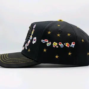 Men's Black Mundial Cap - Unisex Fashion Accessory