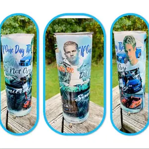 Paul Walker Tumbler,sublimation tumbler,summer tumbler,hot or cold,ready to ship,gifts for her,gifts for him,anytime gift,fast and furious tumbler,