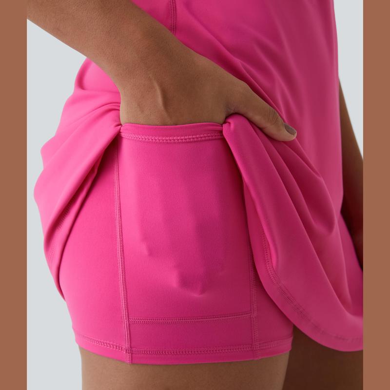 Halara Softlyzero Plush Backless Active Dress-Easy Peezy Edition Halara Softlyzero Plush Backless Active Dress-Easy Peezy Edition