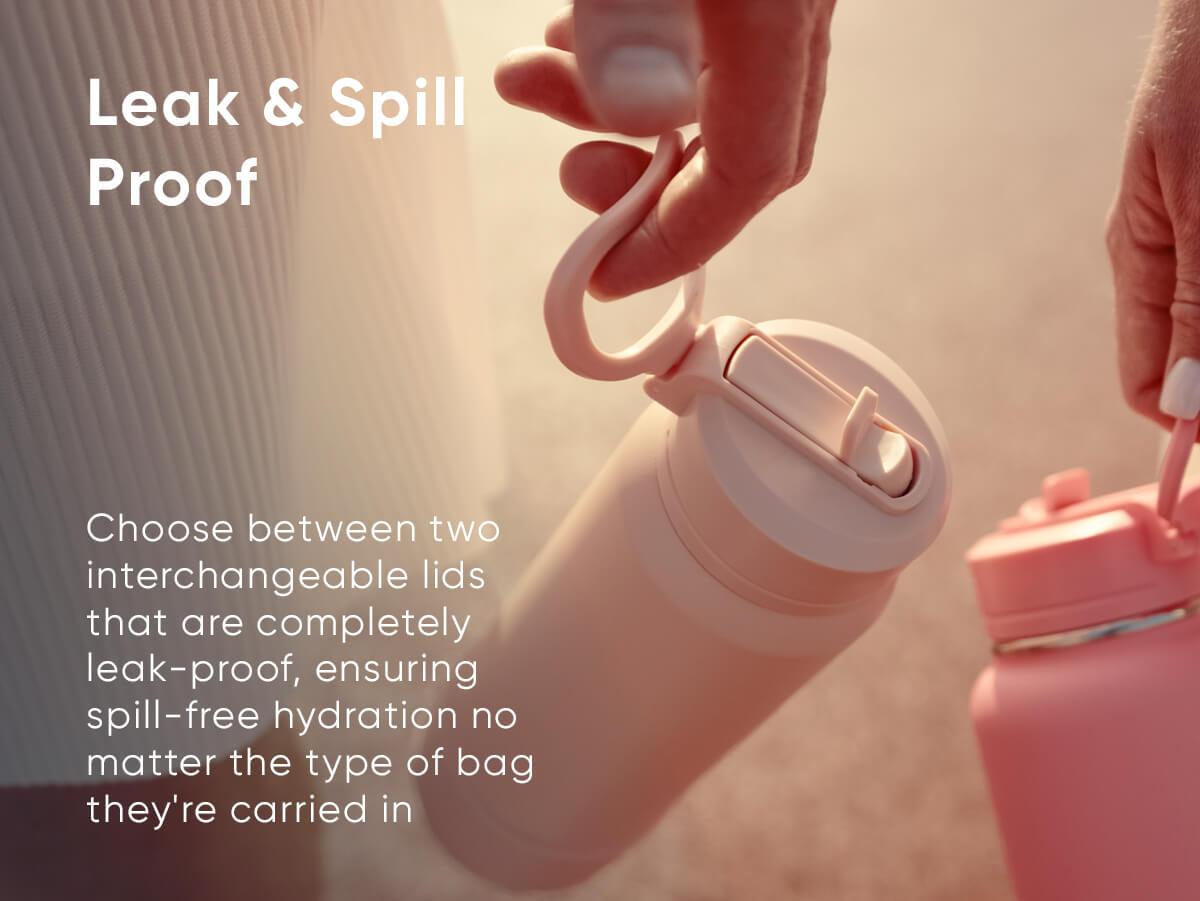 Hydrapeak 32oz Insulated Water Bottle with Straw Lid Leak & Spill Proof Keeps Cold for 24 Hours Hot for 12 Stainless Steel Drinkware Double Wall Insulation