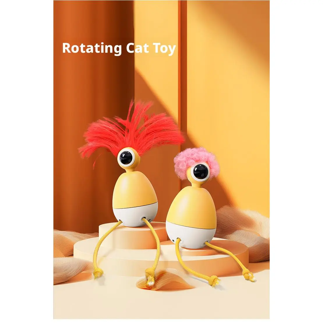 New pet tornado toy, cat-playing toys to relieve boredom and have funPet cat toys, rotating cat-playing dolls, and pet cat toys