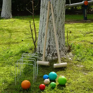 Croquet Mallet Croquet Stick Wooden Accessories Outdoor Sports Children's Sensory Training Fun Group Activities