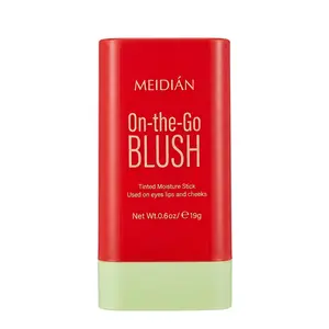On-the-Glow pH-Reactivated Tinted Moisture Blush Stick, Hydrating Lightweight Blendable Cosmetic, Mdshb-Red Toasted Teddy Shade (TikTok Shop Spring Refresh) Makeup