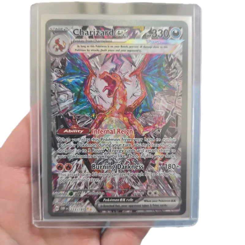 CharizardEX from Obsidian Flames #223/197 Special Illustration Rare Card with Infernal Reign Ability