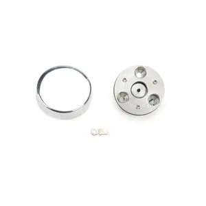 Horn Button 3 Bolt Mill Polished
