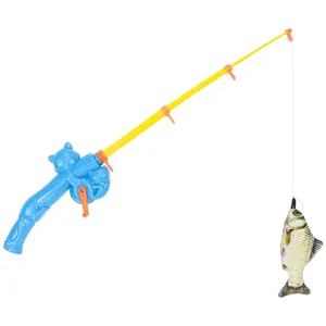 Cat Fishing Pole Toy - Funny Interactive Fish Toy for Cats, Kittens, and Small Pets. Giftable Cat Fishing Rod Novelty Gifts, Item, FON-10309, Multi-Colored, 1 Count (Pack of 1) - Fairly Odd Novelties