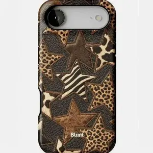 Blunt Cases – Vireli Case Y2K Summer Trend 2025 Leopard & Star Aesthetic Compatible with 11–17 Pro Max Cute Gift For Iphone 17 pro max and more Phone Cases Phone Cover Hard Case Tough 2-piece Phone Case