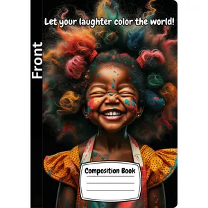 Custom Affirmation Composition Notebook – Motivational School Notebook for Kids & Teens | Back-to-School Essential