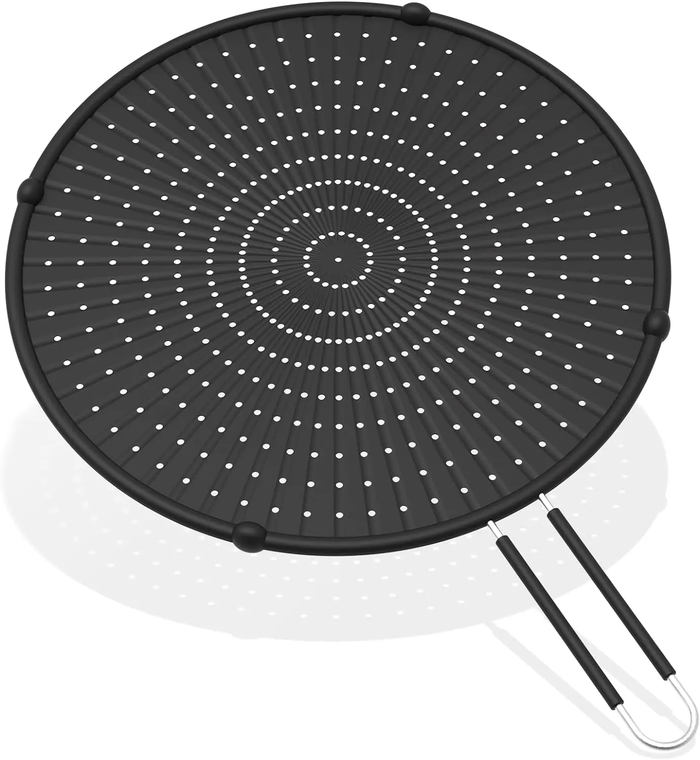 Silicone Splatter Screen for Frying Pan Suitable for 13” Pans, Multi-Use Grease Splatter Guard Heat Resistant to Hot Oil Food Safety Oil Splash Guard