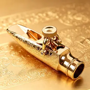 Premium Metal Jazz Alto Saxophone Mouthpiece with Bright, Resonant Sound and Smooth Control. Expertly Crafted for Superior Tone and Long-Lasting Use, Perfect for Professional Players and Music Enthusiasts. sax accessory drum trombone clarinet flute