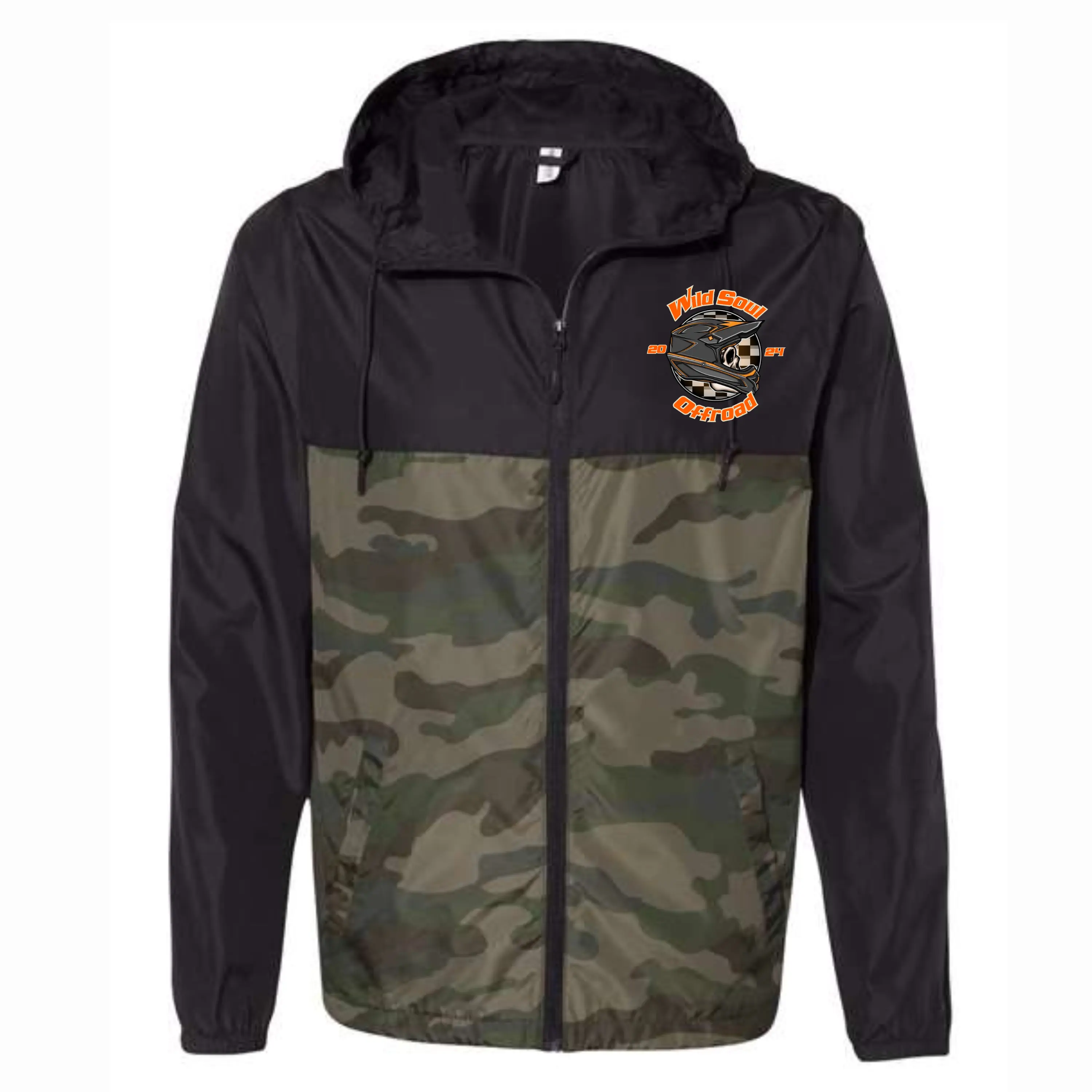 Stealthy Camo Windbreaker