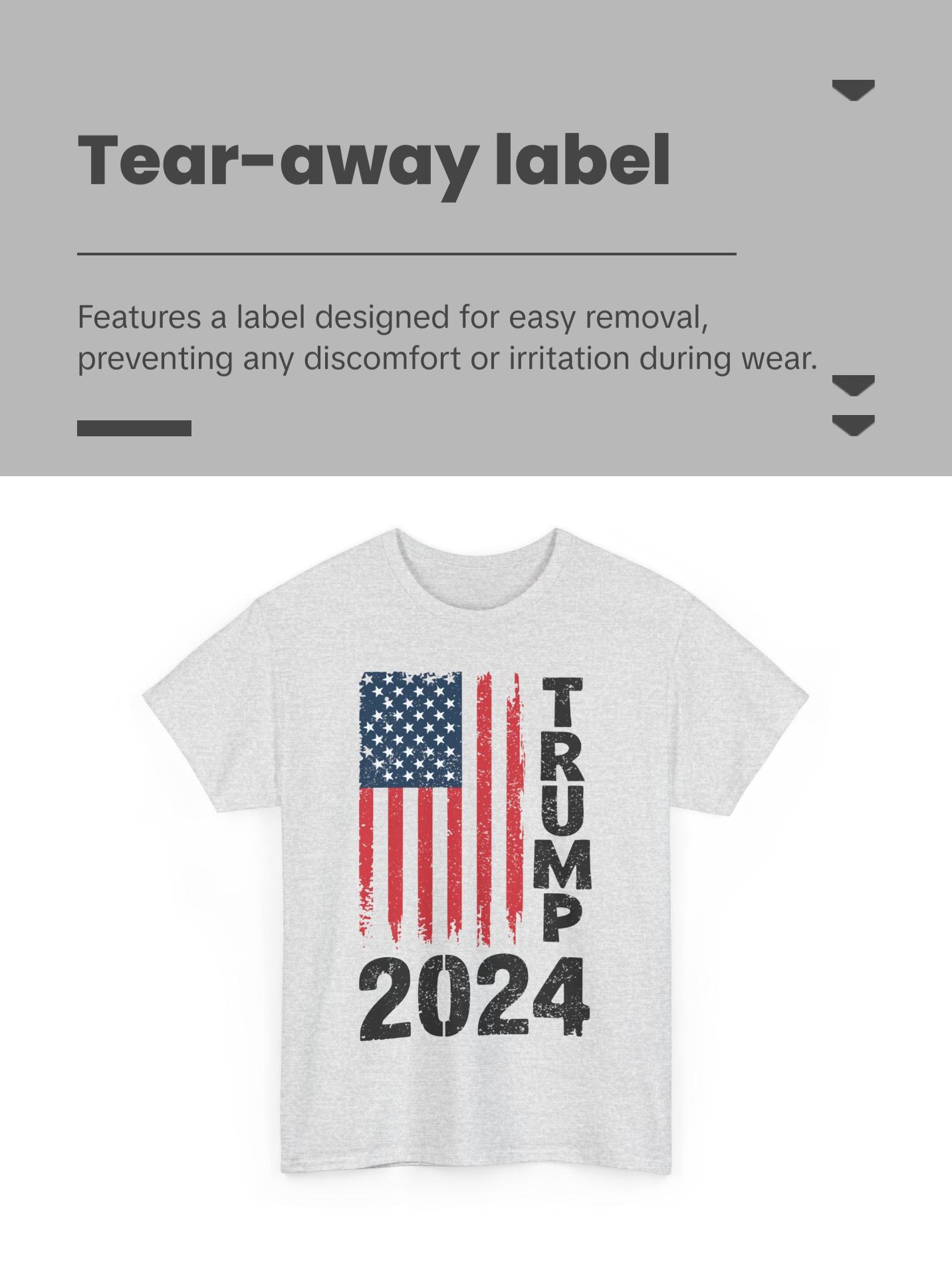 Trump Flag - Unisex Heavy Cotton Tee