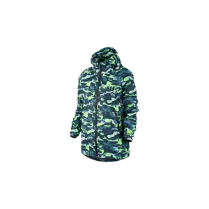 Tech Fleece Camo Windrunner Jacket WMNS "Stratus Blue / Ghost Green" 687611 482