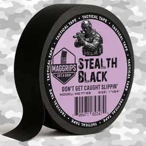 MagGrips Tactical Tape - Durable Polycotton Matte Finish Non-Elastic Water Resistant Grip Tape for Tactical Gear.