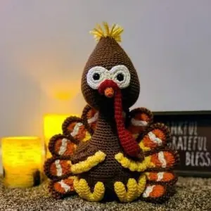 Tom the Turkey Crochet Amigurumi