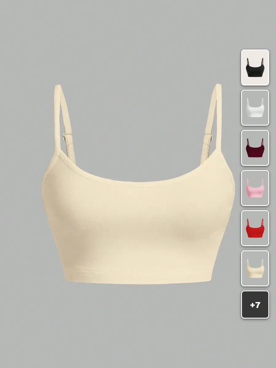 Spaghetti Strap Tank Top Casual Sexy Summer Outfit Going Out