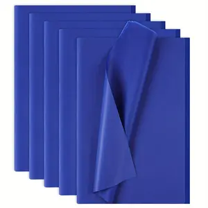 150 Sheets Blue Tissue Paper, 14 x 20 Inches Tissue Paper Bulk, Wrapping Tissue Paper for Weddings Birthday DIY Project Arts Craft Decor