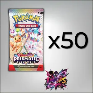 Prismatic Evolution 50 Booster Packs (LIVE RIP)