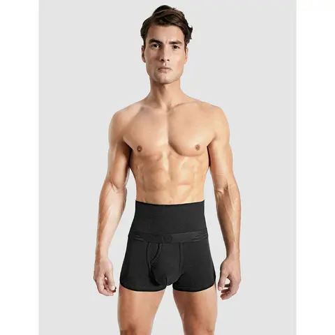 Basic Slim Fit Padded Trunk - Cotton Fabric, Compression for Slimming, Suitable for Men, Model for Slimming and Shade