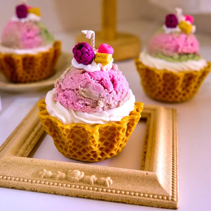 Dessert-Inspired Soy Wax Scented Candle