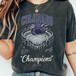 Vintage Colorado Baseball Shirt, Retro Rockies Game Day T-Shirt Comfort Colors3