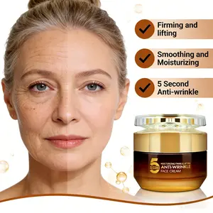 5-Second Anti-Wrinkle Face Cream, Repair Balm with Tea, Vitamin E, Shea Butter, Tightening Moisturizer for All Skin Types