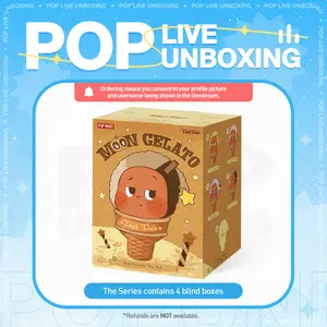 [POP NOW]MOON GELATO Series-Ice Cream Plush Pendant Blind Box POP MART