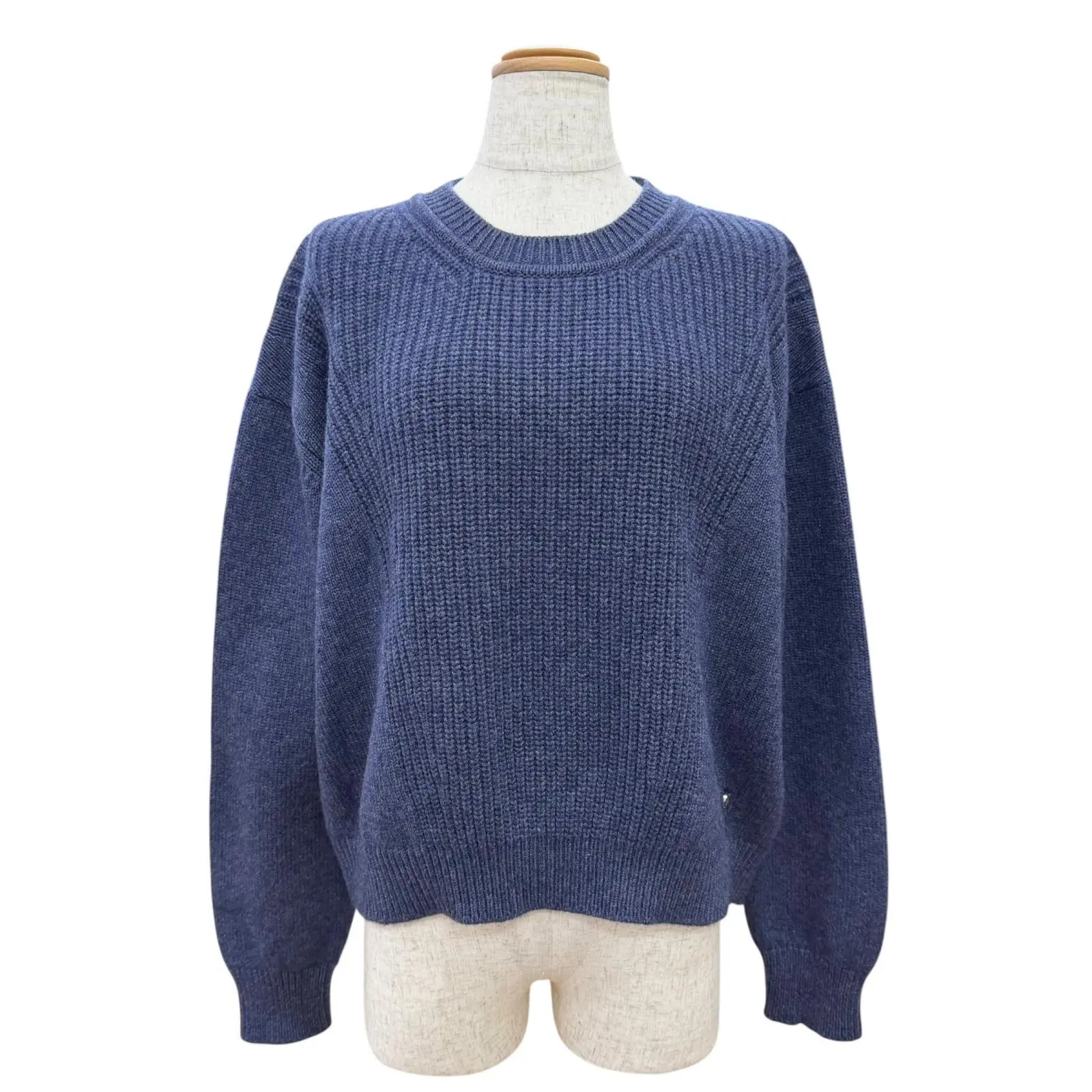 Pre-owned HERMÈS Cashmere Small Leather Goods Hermes Canadian Button Sweater