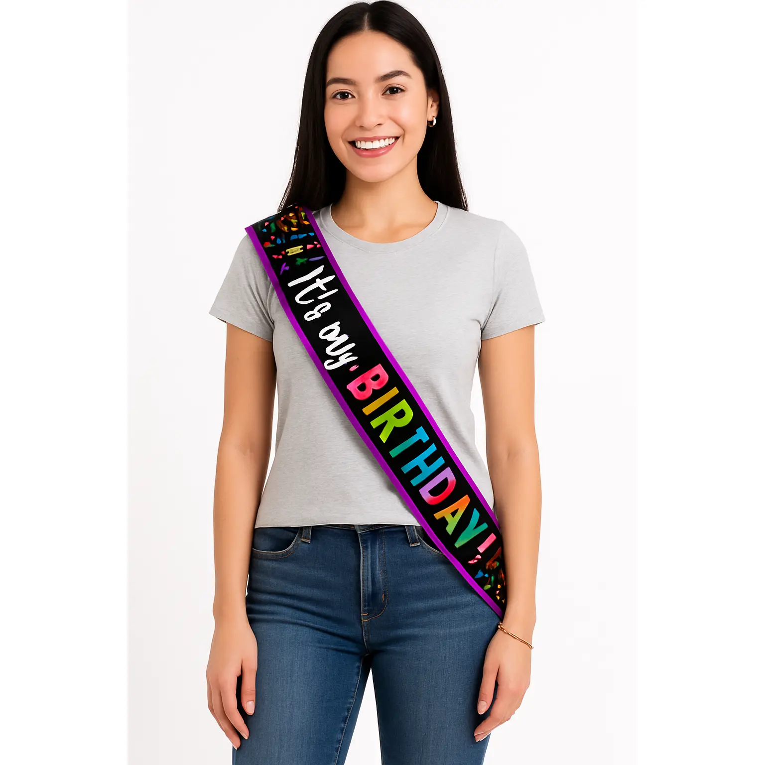 Vibrant Light-Up "It's My Birthday" Sash