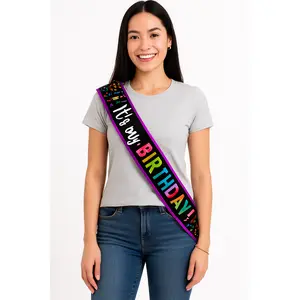 Vibrant Light-Up "It's My Birthday" Sash