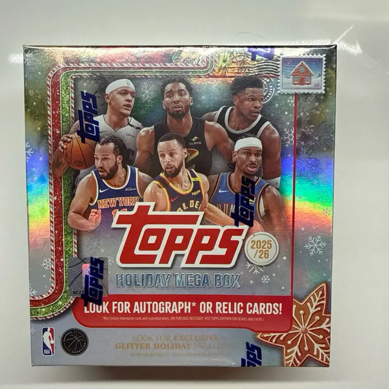 2025-2026 Topps NBA Holiday Mega Box Brand New
