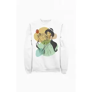 PacSun Women's Aladdin Rajah & Jasmine Sweatshirt