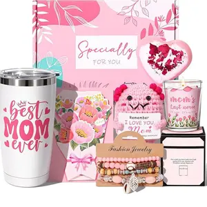 Gifts for Mom Unique Birthday & Mother’s Day Gift Basket for Women Self Care Spa Set Thank You Appreciation Gifts for Her