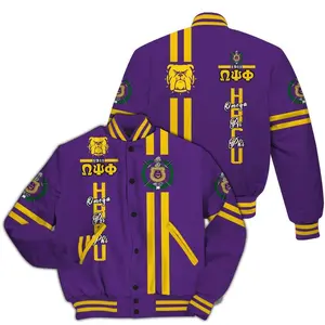 Omega Psi Phi ΩΨΦ Varsity Jacket, Gold Purple 1911 Letterman Coat, Personalized Que Dog Brotherhood Apparel, Premium HBCU Greek Member Gift
