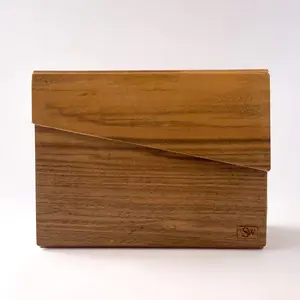 Wooden Cross-Body Bag European walnut Brown