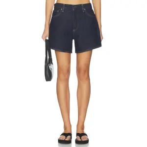 AGOLDE Leith Oversized Shorts in Rinse