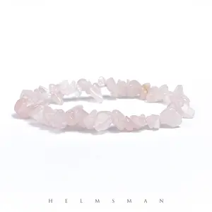 [Direct Buy] 1 Count Rose Quartz chips bracelet