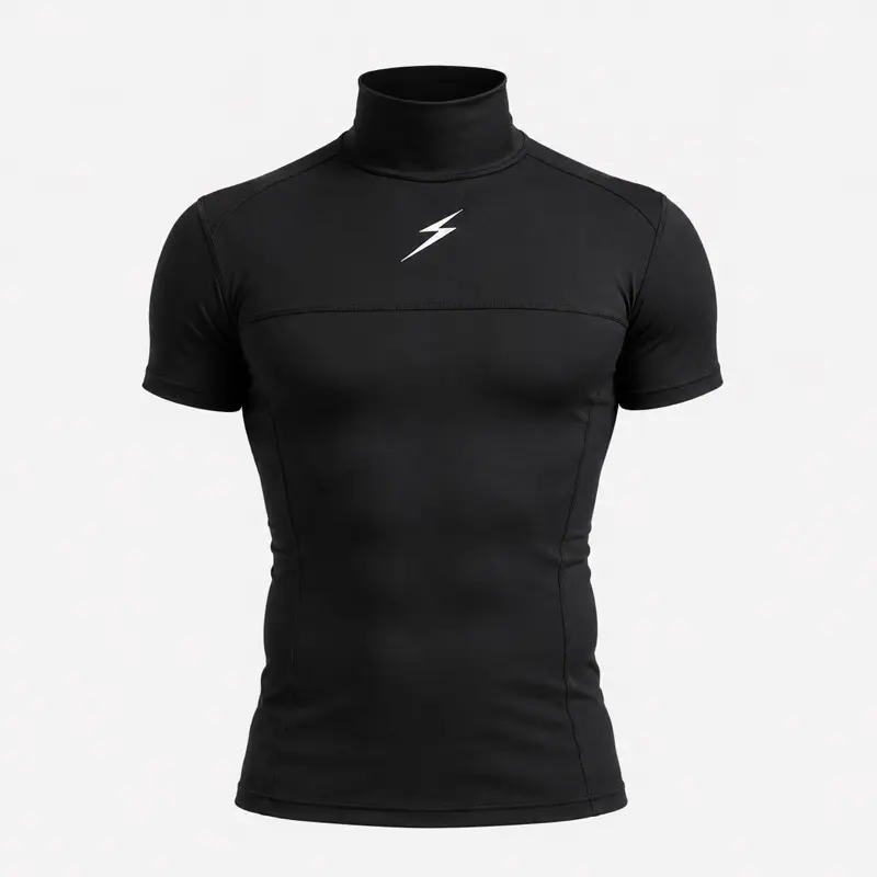 DRVN 1/4th Sleeve Turtleneck Compression Shirt
