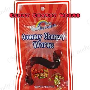 Arcoiris Gummy Chamoy Worms 2.75oz Candy Snack Candies