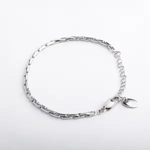 Wire Bracelet (Silver) 3MM - 7.5 Inches