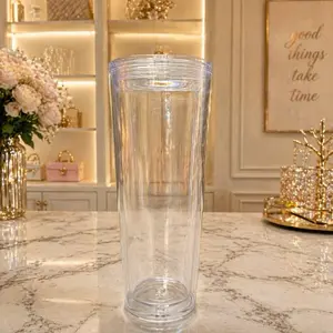 Live claim 24oz cup snow globe tumbler