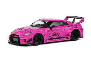 2019 Nissan GTR35 LBWK Silhouette - Purple Diecast 1:43 Scale Model - Solido S4311210