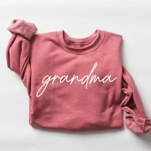 Personalized Grandma Sweatshirt, Custom Nana Mama Crewneck, Mother’s Day Gift for Grandmother Mom, Tante Tia Family Name Sweatshirt, Meaningful Mother’s Day Gift - AL
