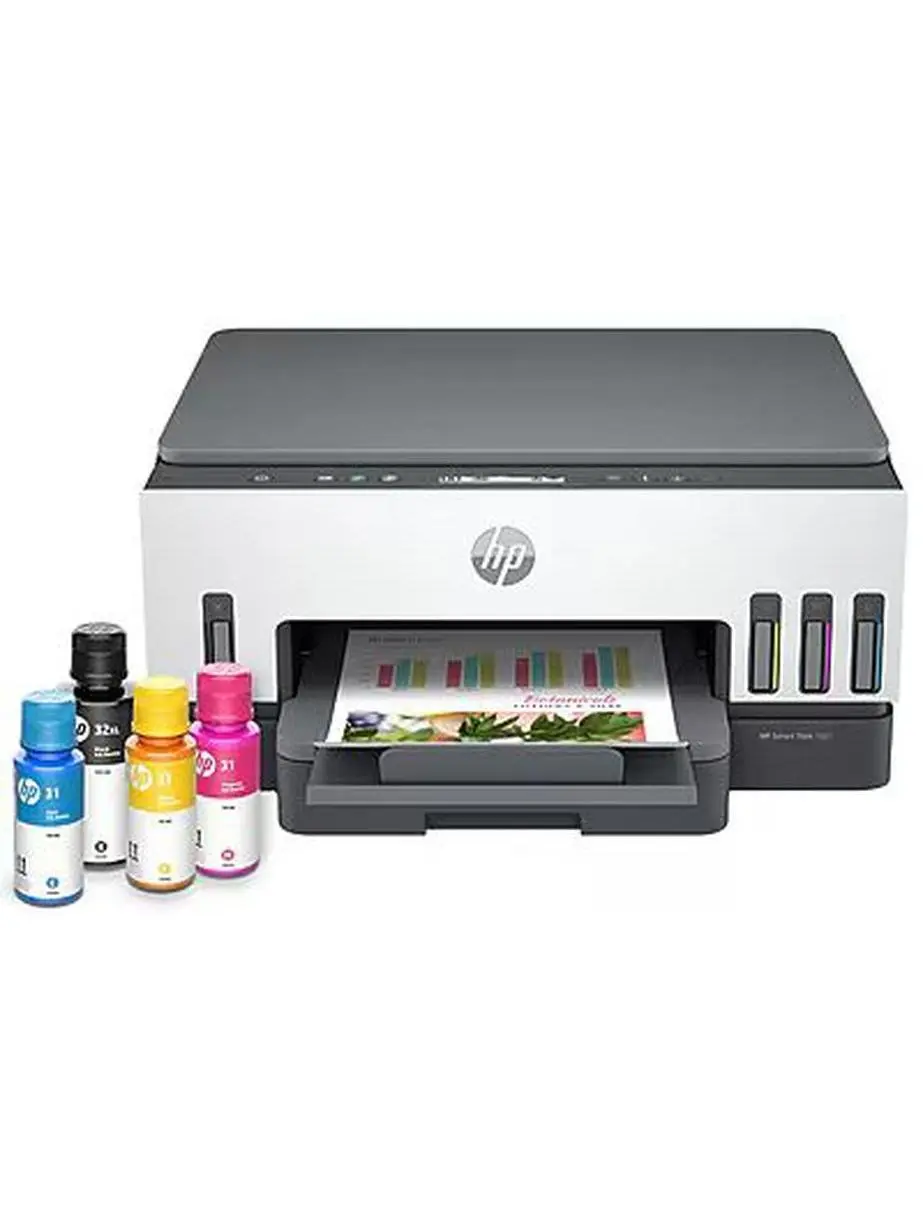 HP Smart Tank 7001 Wireless All-in-One Cartridge Free Refillable Ink Tank Printer with Up to 3 Years of Ink Included (28B49A)