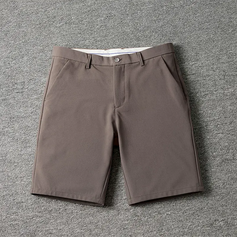 2026 Summer New Men’s Straight-Leg Business Suit Shorts — Comfortable, Slim Fit Lightweight Casual Dress Shorts, Solid Color Minimalist Style Slim Fit Men’s Shorts #fathersdaygift #SummerWins