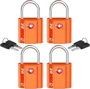 TSA Approved Luggage Locks, Ultra-Secure Dimple Key Travel Locks with Zinc Alloy Body