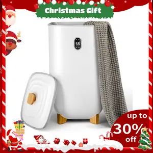 R.W.FLAME Towel Warmer,  40L Large Towel Heater for Bathroom, Rapid Heating & Drying, Towel Warmers Bucket with Multi-Heating Modes, Auto Shut-Off, LCD Screen, Bathrobes